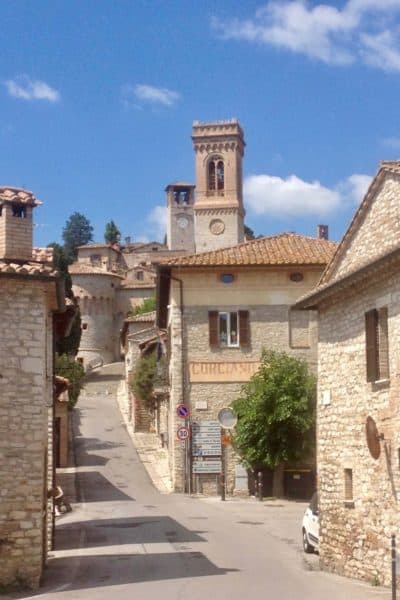 Corciano: One of the Prettiest little towns in Umbria